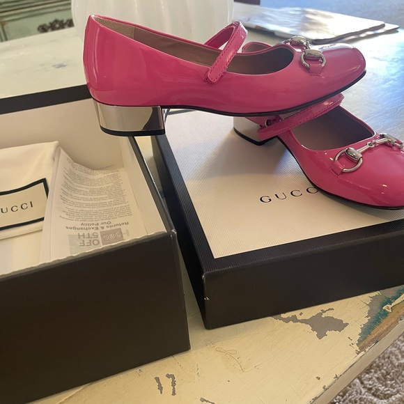 New Gucci kids flat ballet with horsebit,size30 - Picture 7 of 10
